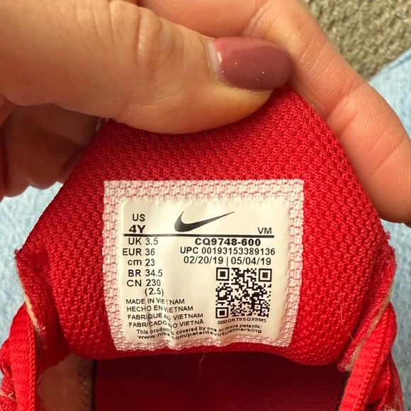 Youth Red Nike OG Air Max - Picture 5 of 6